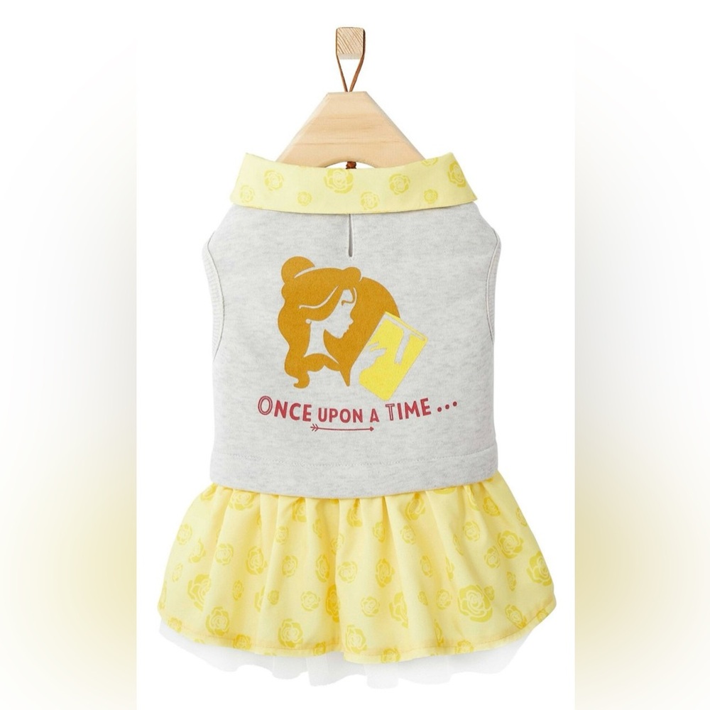 NWT Disney Bell “Once Upon a Time” Dog or Cat Sweatshirt Dress in Size Small